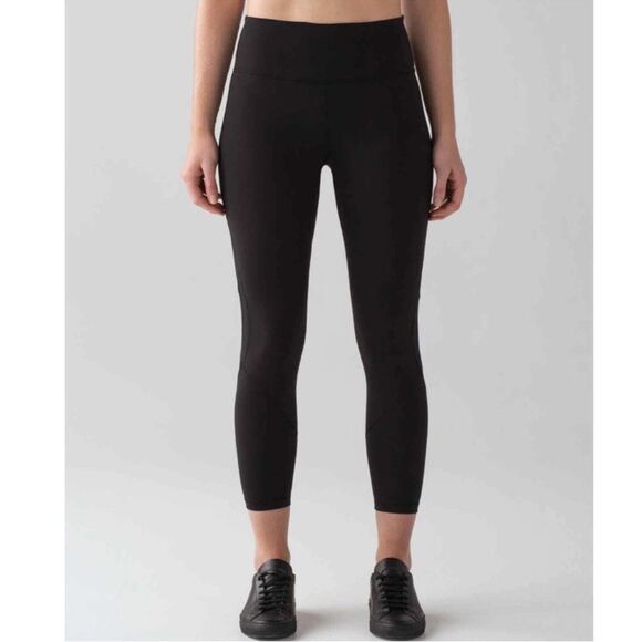 Lululemon Revitalize Tight in Black Long Leggings Sz 8 - Picture 2 of 11